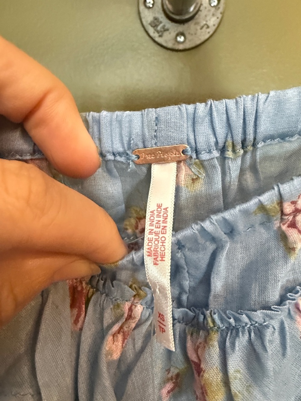 Blue Floral Ruffle bloomers - Picture 7 of 7